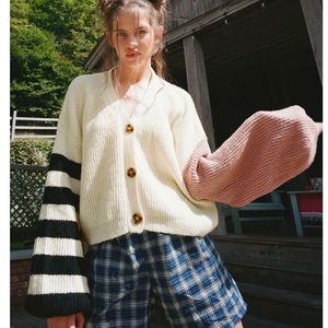 Slouchy balloon cardigan